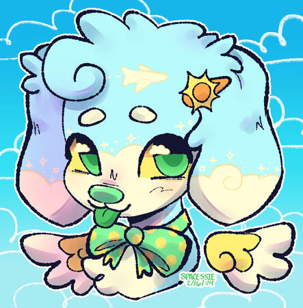 Full color bust
